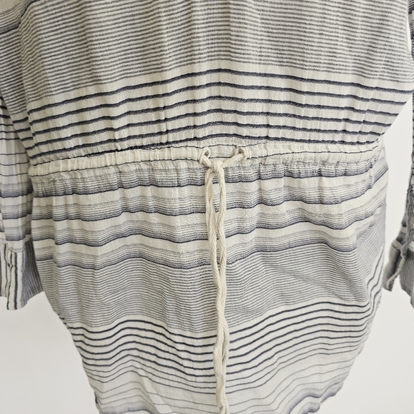 Xirena "Sorento" Striped Drawstring Tunic Dress - Picture 4 of 11